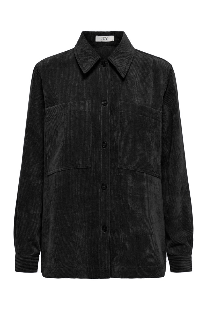 Jdy Skjorte Ohio Pocket Loose Shirt Black