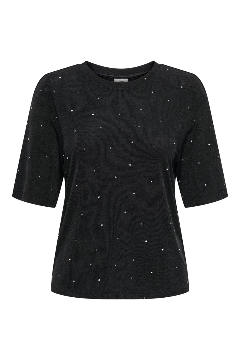 Jdy Top Prime Ss Stud Top Black