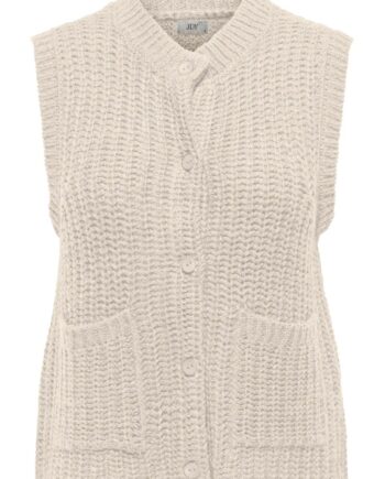 Jdy Vest Mabel      -neck Button Vest Birch