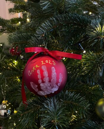 Julekugle Til Håndaftryk