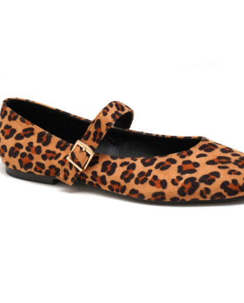 Kenzie Dame Ballerina Sko 8225 Leopard