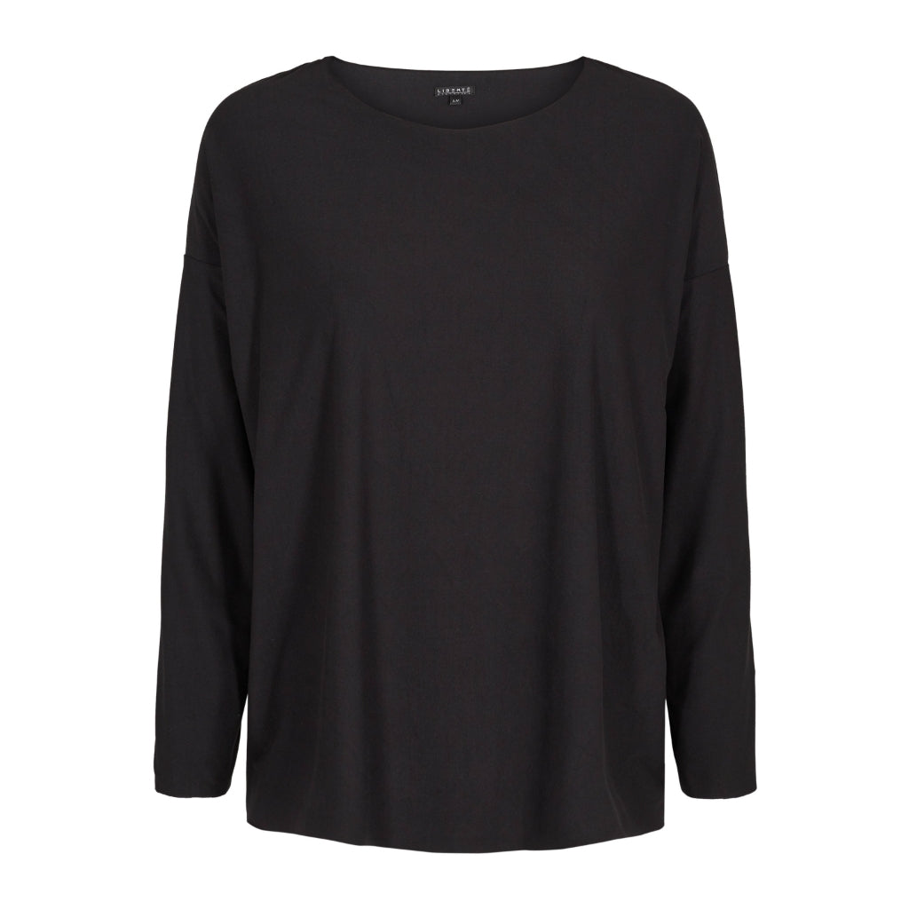 Liberté Dame Bluse Alma Fleece 9354 Black