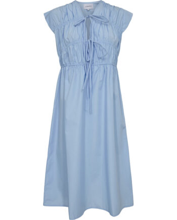 Libertã  Dame Kjole Jane-tie-dress Light Blue
