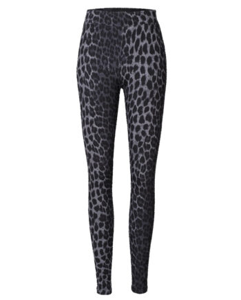 Libertã  Dame Leggings Alma Fleece Dark Grey Leo