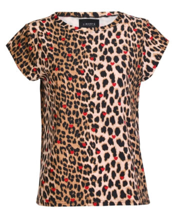 Liberté Dame  -shirt 9581 Alma Lux Leo Red Heart