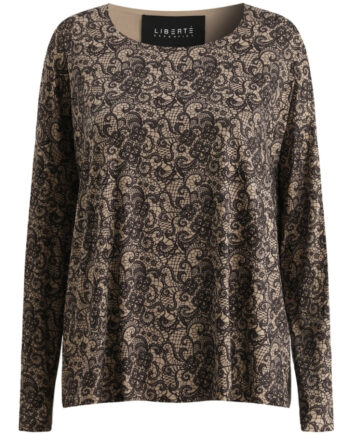 Liberté Dame Top Alma 9504 Mocca Brown Lace