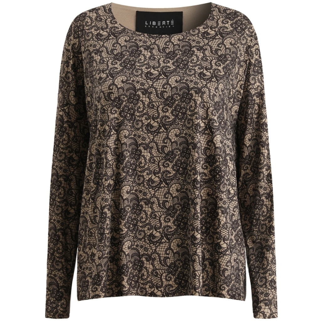 Liberté Dame Top Alma 9504 Mocca Brown Lace