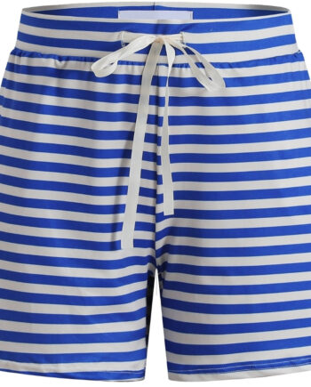 Liberte Dame Shorts Alma 9517 Stripe Ivory Cobolt