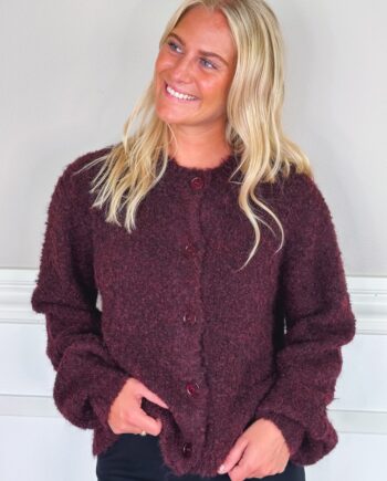 Loved By Lykke Cardigan Lykke Cardigan Bordeaux