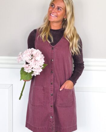 Loved By Lykke Kjole All Day Spencer Dress Burgundy