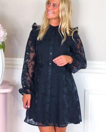 Loved By Lykke Kjole Andrea Short Dress Black