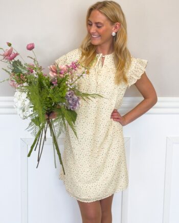 Loved By Lykke Kjole Daisy Dress Yellow