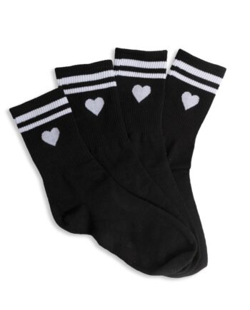 Lucky Lemon Strømper Lara  -pack Socks Black Black