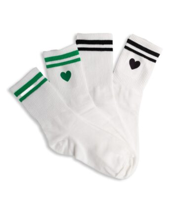 Lucky Lemon Strømper Lara  -pack Socks Black Green