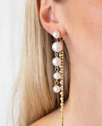 Lucky Lemon øreringe Leonora Studs Guldfarvet