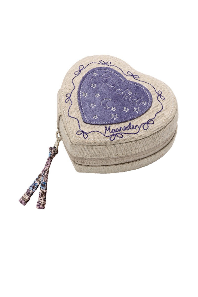 Maanesten Smykkeskrin Heart Jewelry Box Sand