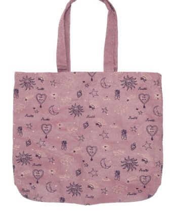 Maanesten Taske Magic Corduroy Totebag Purple Theatre Magic Purple