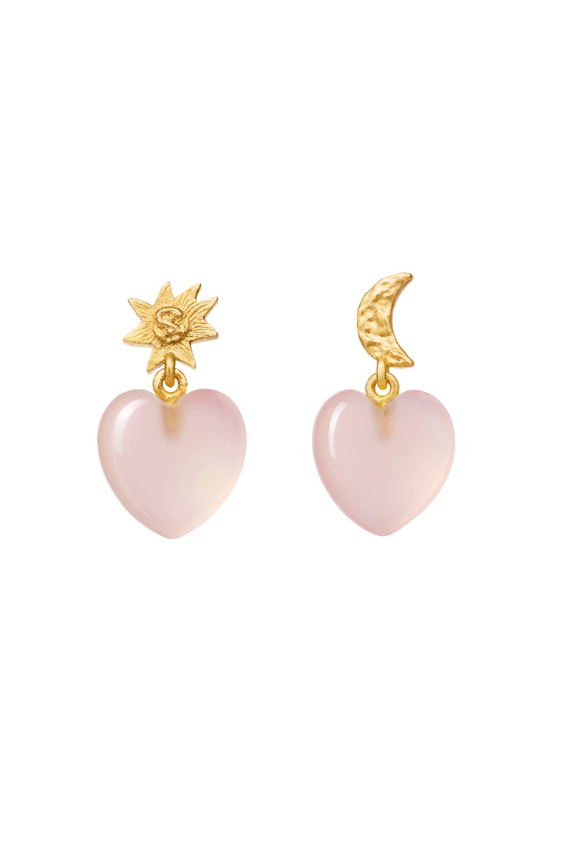 Maanesten øreringe Care Earrings Guld