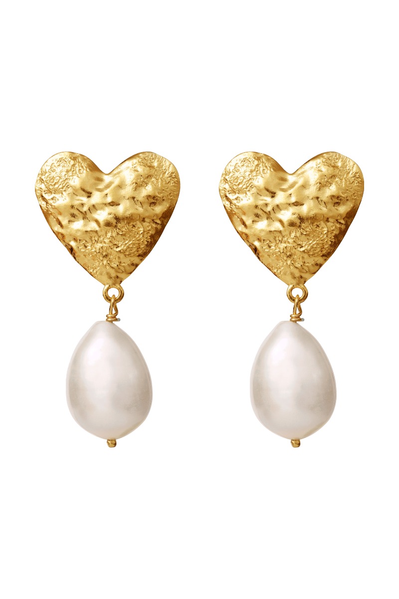 Maanesten øreringe Luba Earrings Guld