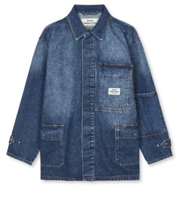 Mads Nørgaard Jakke Arizona Denim Johnny Jacket Blue Mid Wash