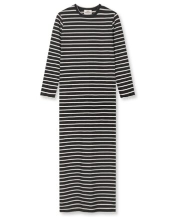 Mads Nørgaard Kjole Pablo Morgan Dress Black Vanilla Ice