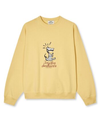 Mads Nørgaard Sweat Compact Cotton Atli Sweatshirt Straw