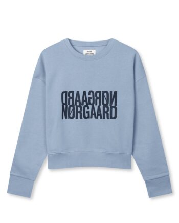 Mads Nørgaard Sweatshirt Original Sweat Tilvina Sweatshirt Faded Denim