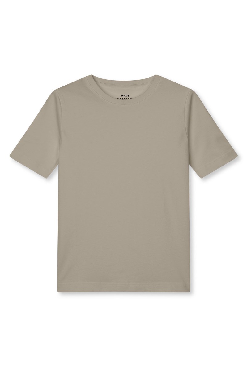 Mads Nørgaard -shirt Cotton Jersey Jess Tee Fav Wood Ash