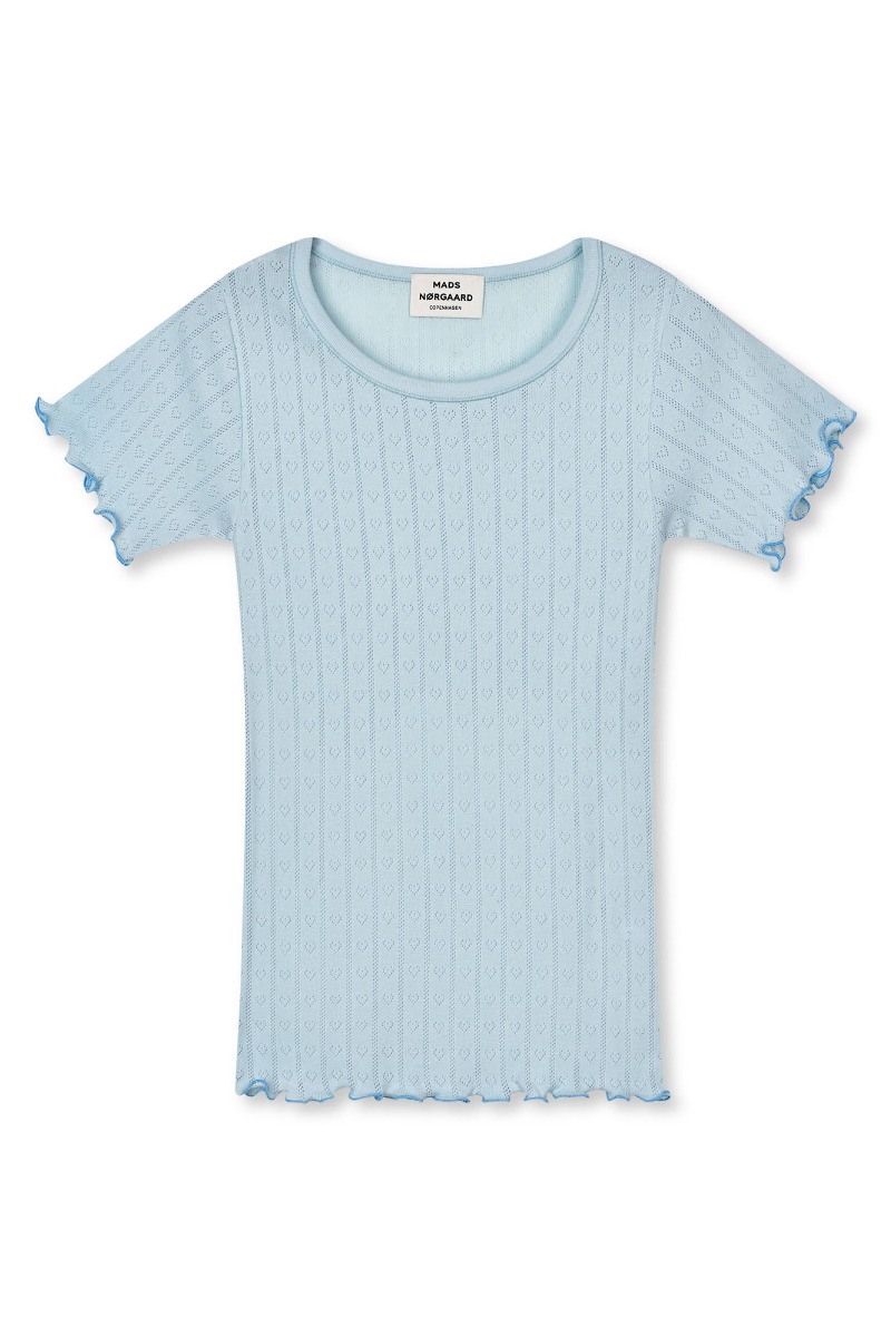 Mads Nørgaard -shirt Pointella Trixy Tee Ballad Blue
