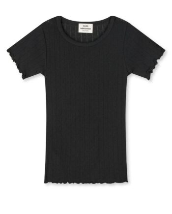 Mads Nørgaard  -shirt Pointella Trixy Tee Black