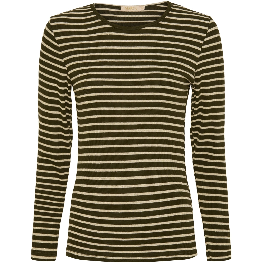 Marta Du Chateau Dame Bluse 5356 Bosco Gold