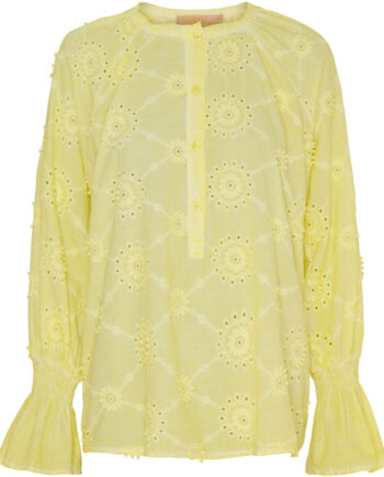 Marta Du Chateau Dame Bluse Mdcbianca Giallo Cold Wash