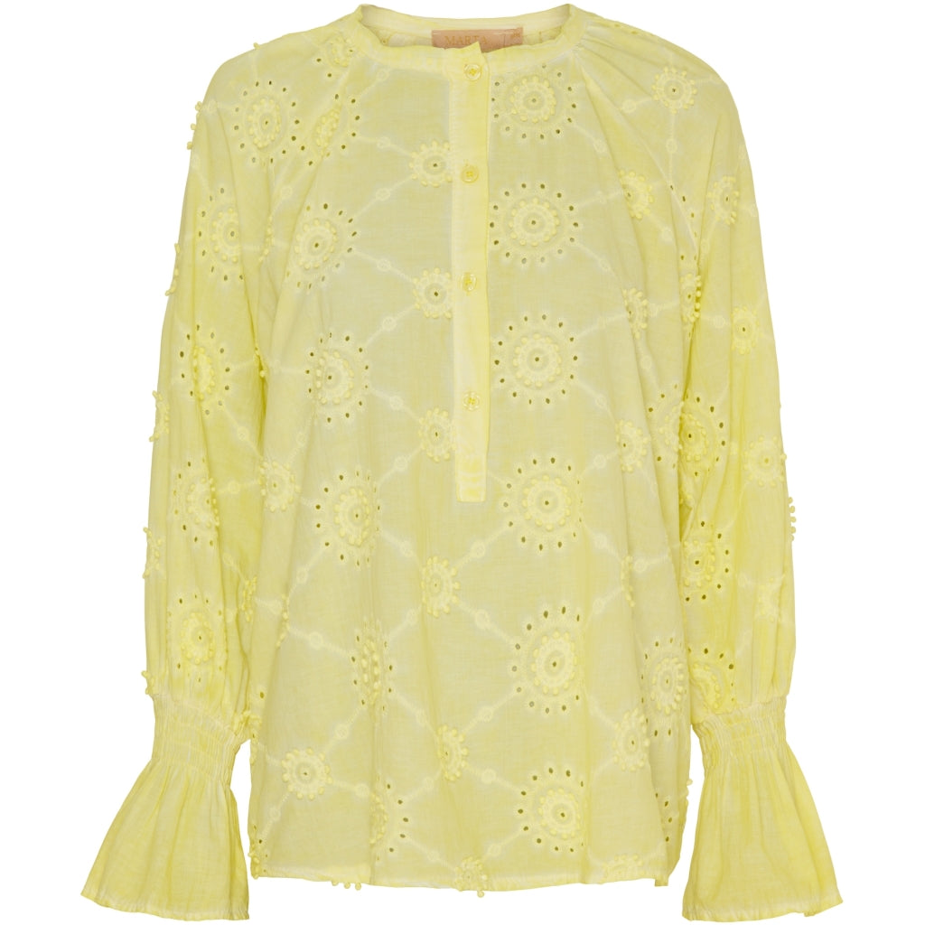 Marta Du Chateau Dame Bluse Mdcbianca Giallo Cold Wash