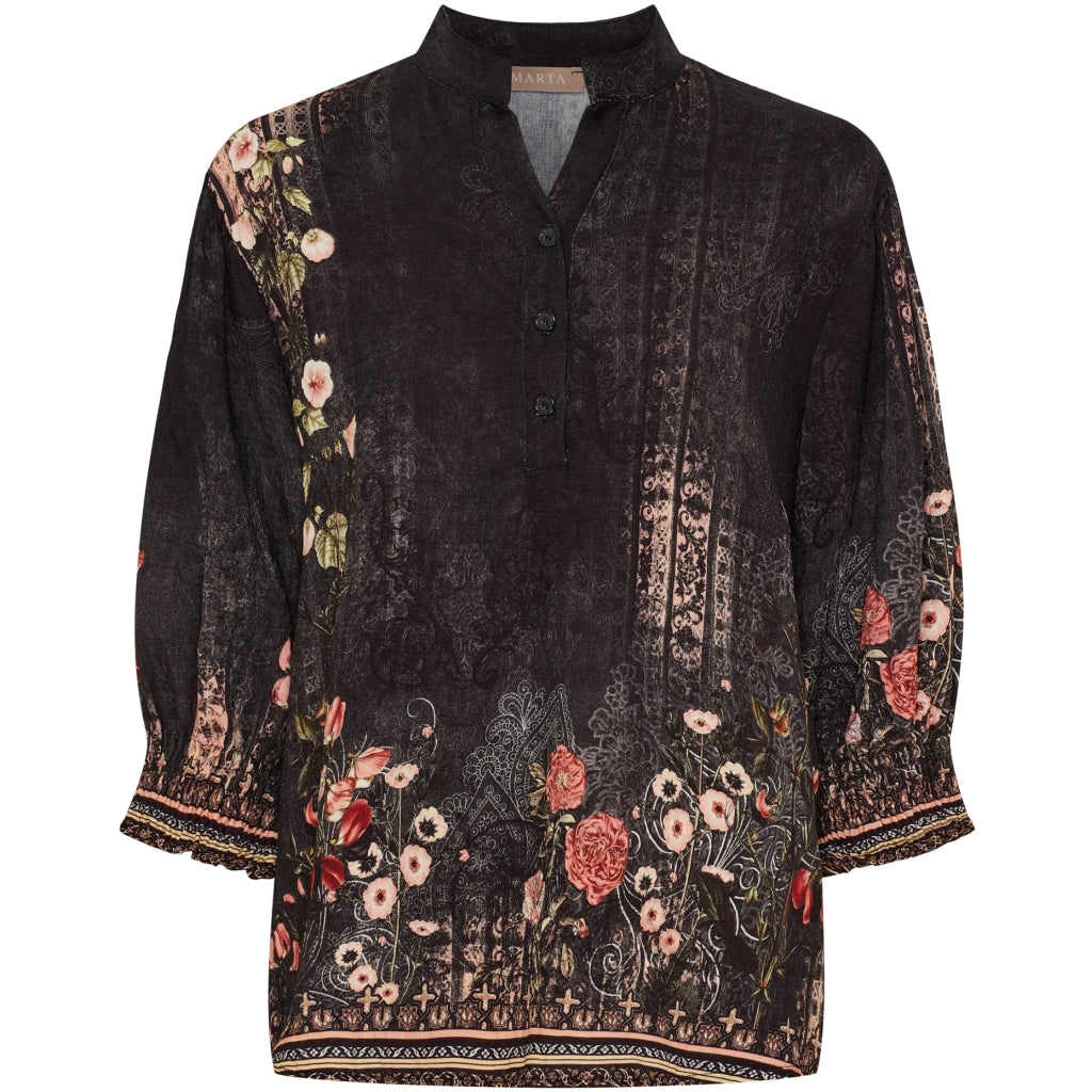 Marta Du Chateau Dame Bluse Mdcmelisande 7527 Nero5295tpg