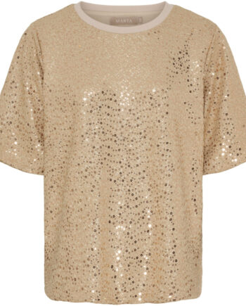 Marta Du Chateau Dame Bluse Mdcnynne 7693 Champagne