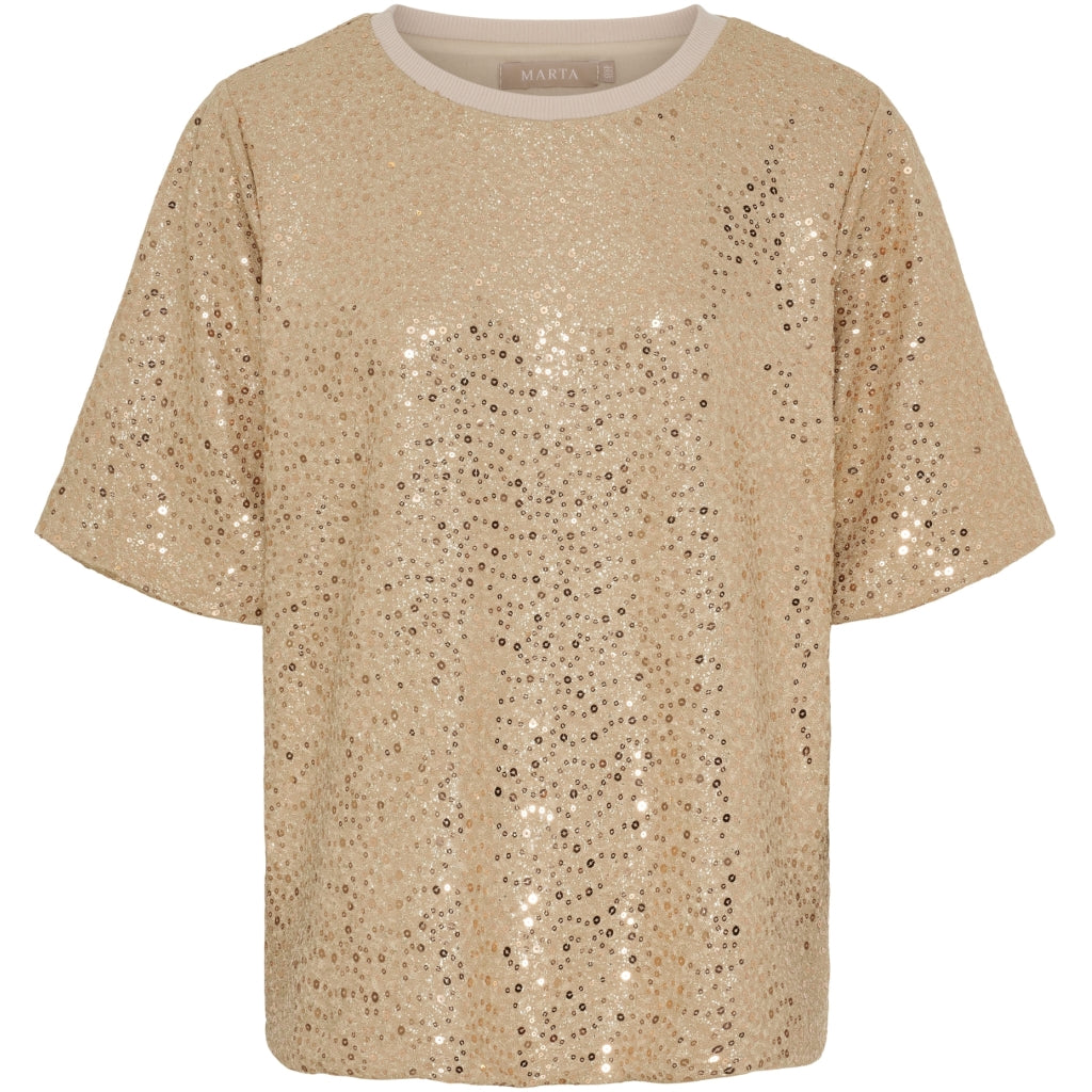 Marta Du Chateau Dame Bluse Mdcnynne 7693 Champagne