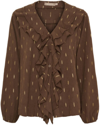 Marta Du Chateau Dame Bluse Mdcoasis 7657 Chocolate2918