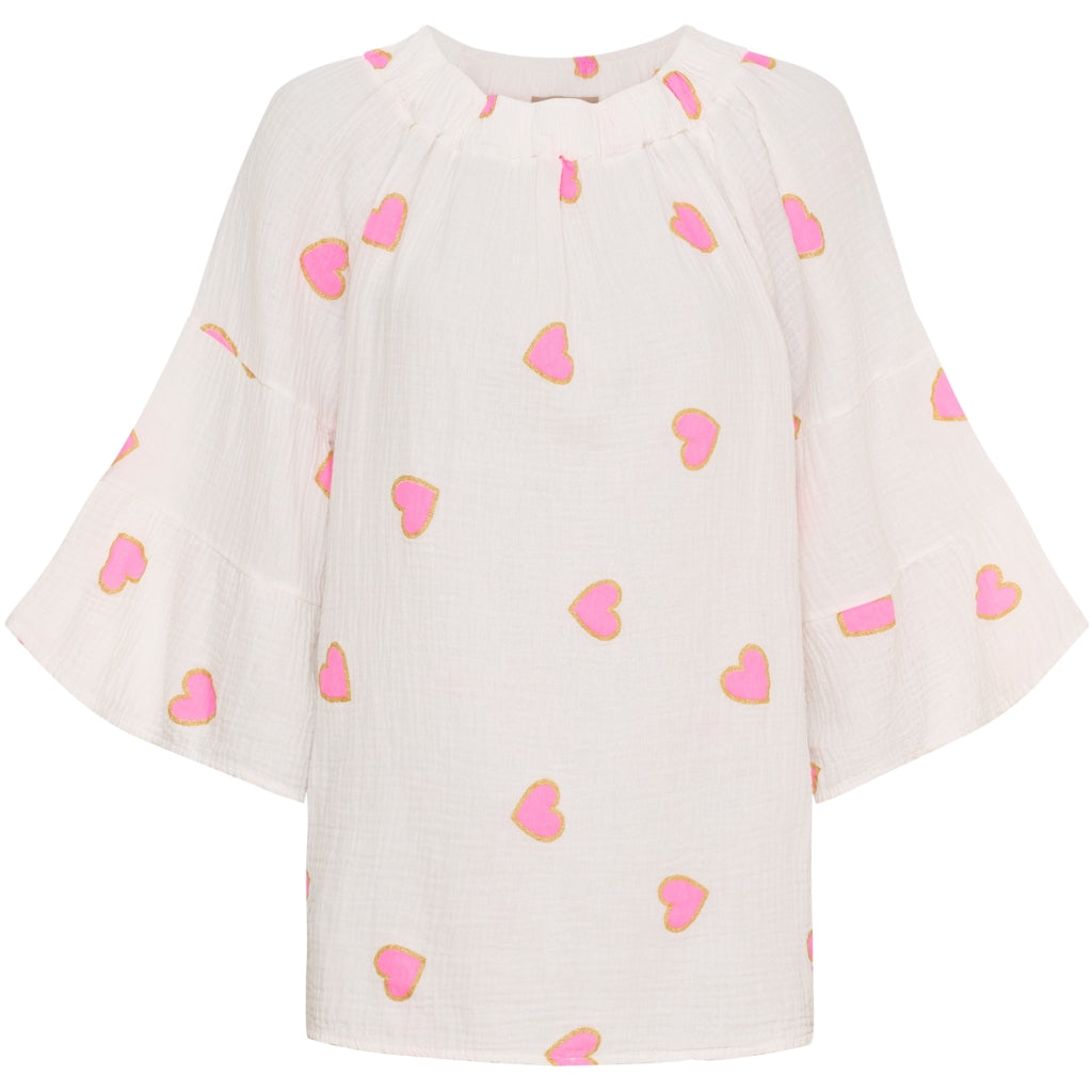 Marta Du Chateau Dame Bluse Mdcputte 7316 Pink Heart