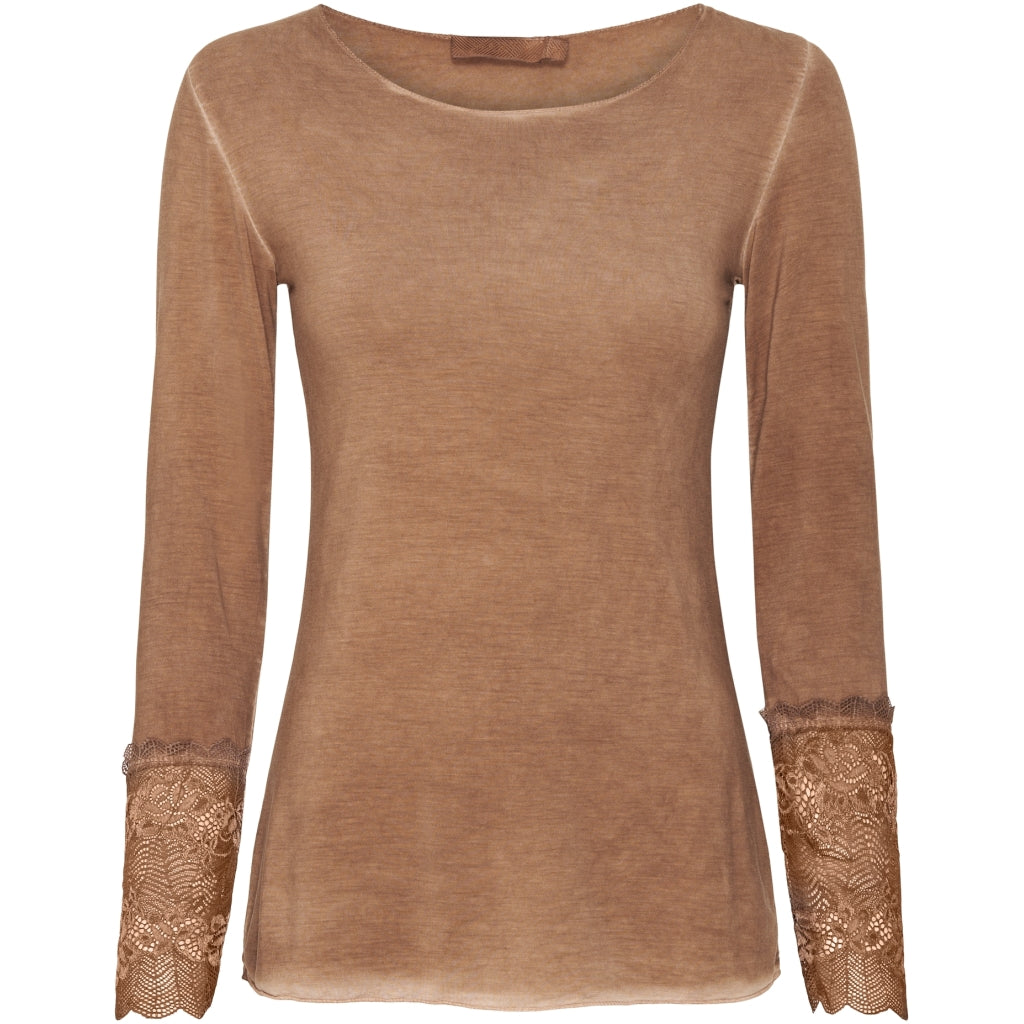 Marta Du Chateau Dame Bluse 11297 Tabacco