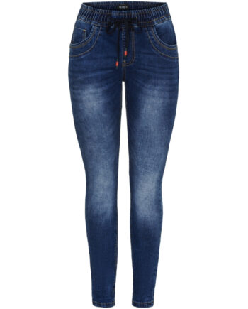 Marta Du Chateau Dame Bukser Mdcarcelia Mdc177-26174 Dark Blue Denim