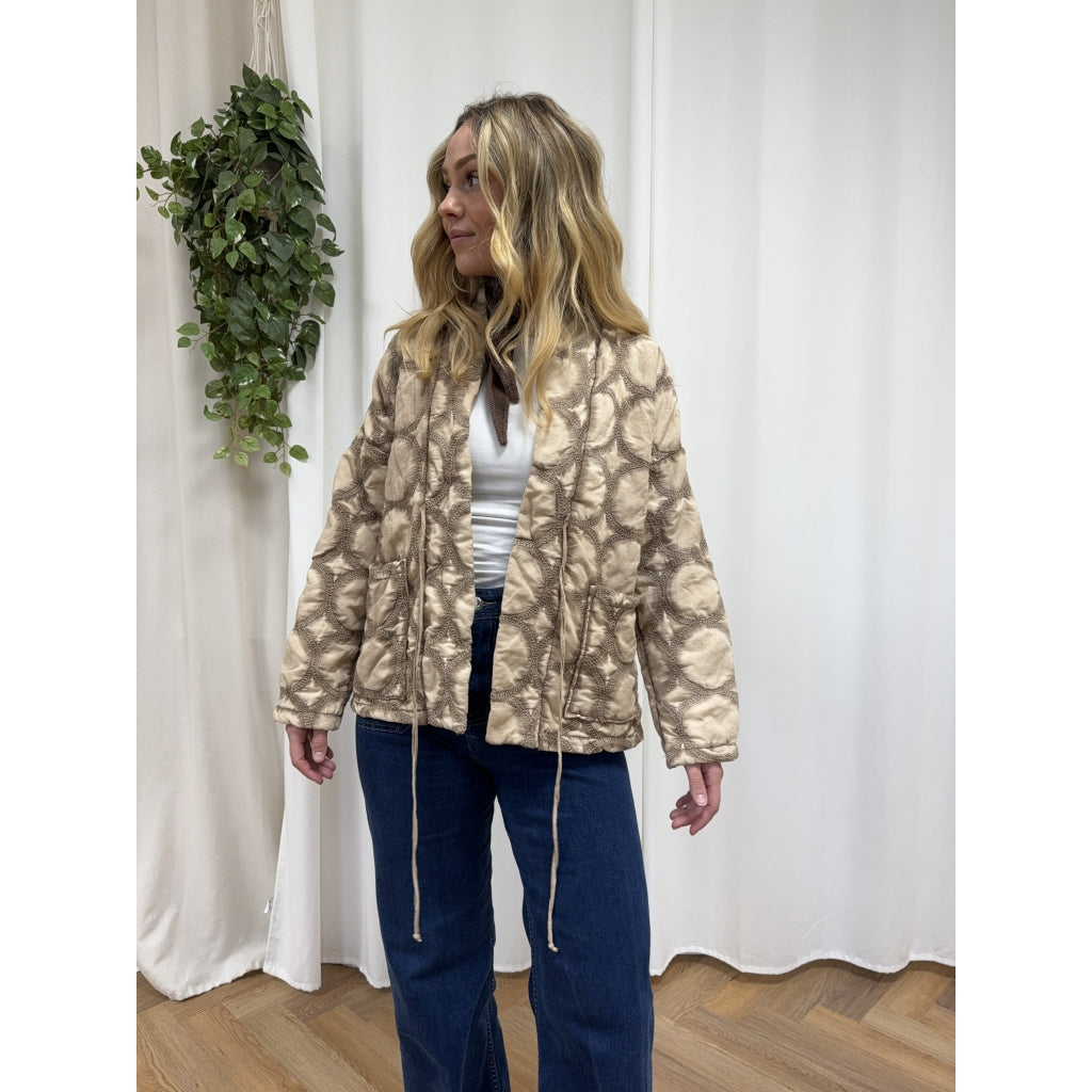 Marta Du Chateau Dame Jakke Mdcalison 85793 Camel