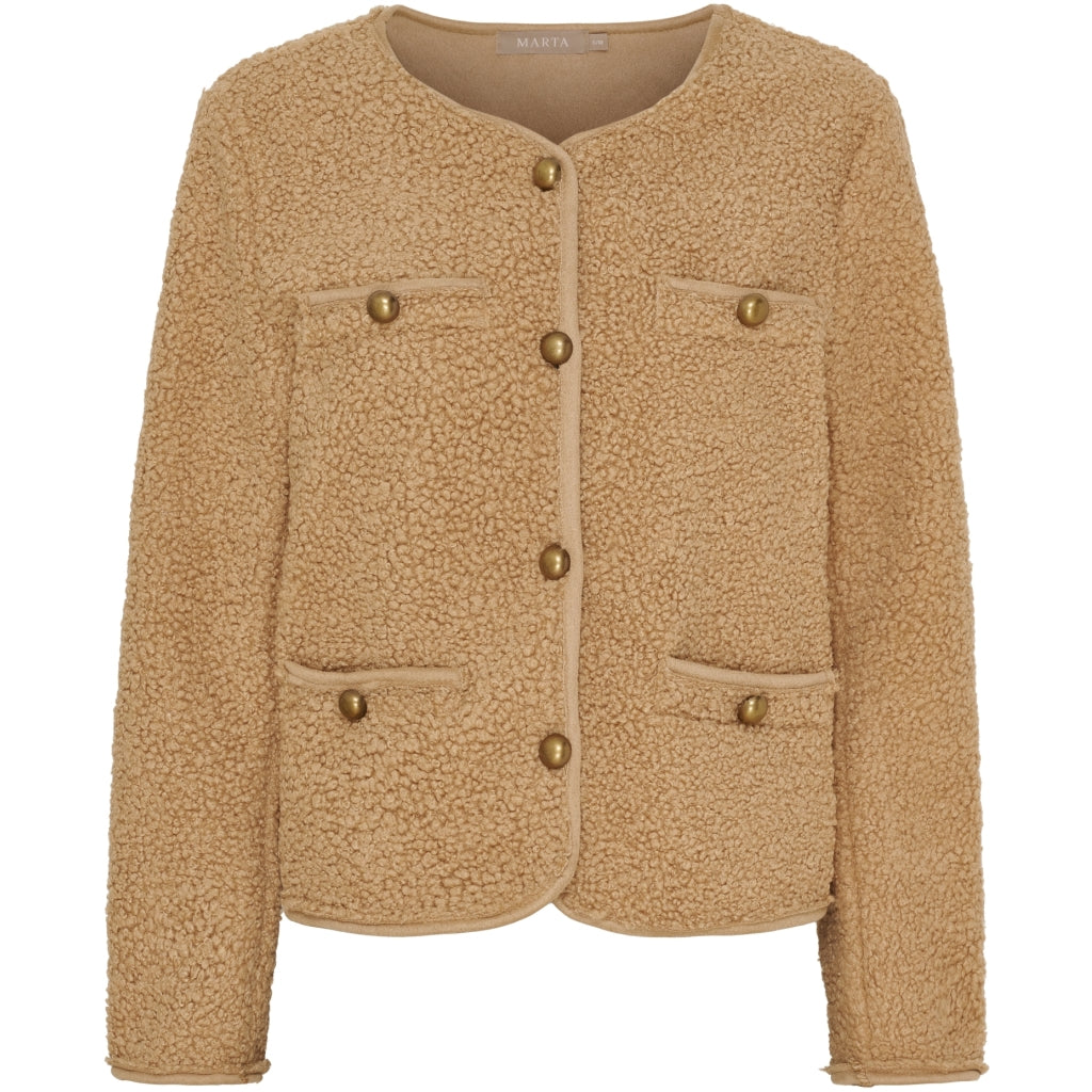 Marta Du Chateau Dame Jakke Mdcfrost 258949 Beige