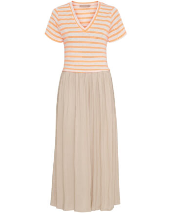 Marta Du Chateau Dame Kjole Mdcingfrid 7334 Beige Orange