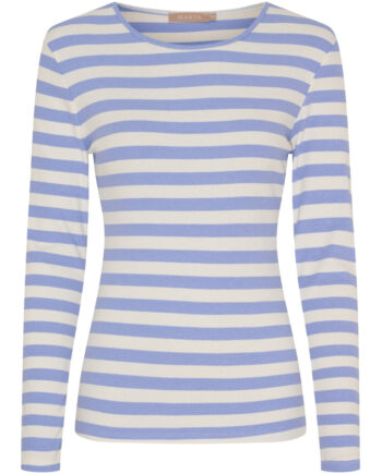 Marta Du Chateau Dame Langærmet  -shirt Mdcbegonia 7702 Celeste