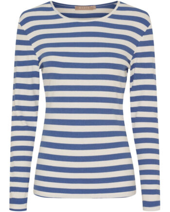 Marta Du Chateau Dame Langærmet  -shirt Mdcbegonia 7702 Fiordo