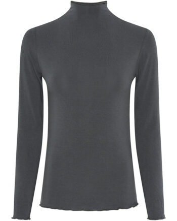 Marta Du Chateau Dame Langærmet  -shirt Mdcelin Grigio