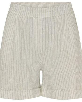 Marta Du Chateau Dame Shorts Mdcsophia Panna Beige 1752 Stripe