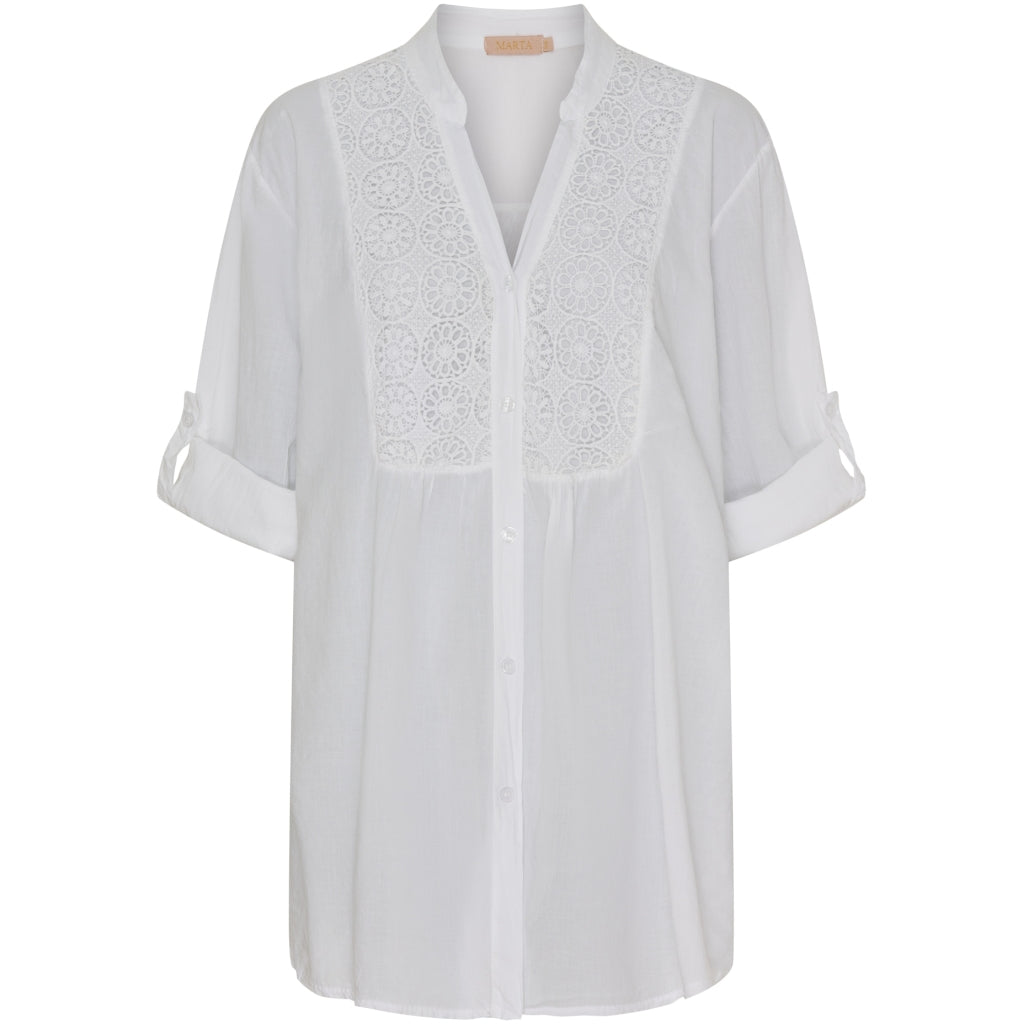 Marta Du Chateau Dame Skjorte Mdcmargherita White