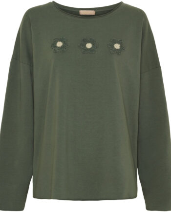 Marta Du Chateau Dame Sweatshirt Mdclucette A0268 Military