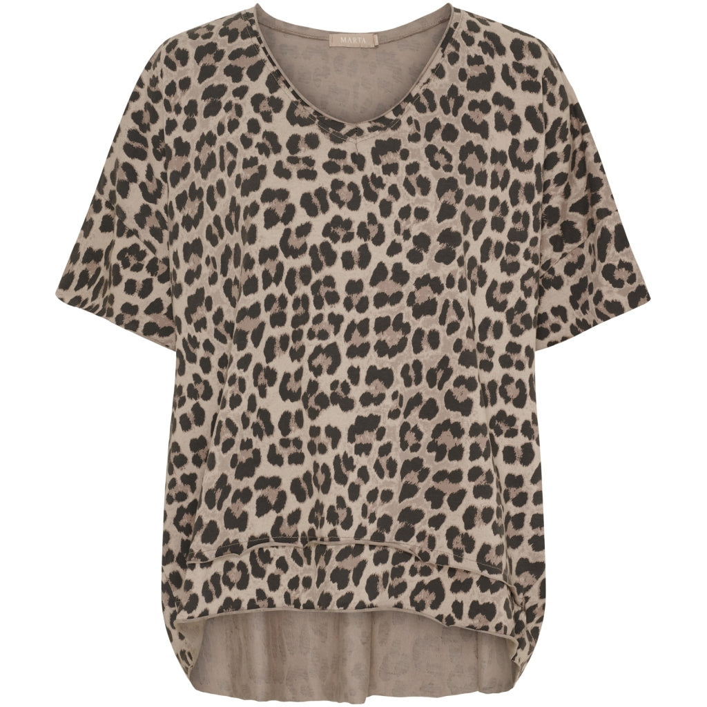 Marta Du Chateau Dame -shirt Mdcharper 2436c Beige Leo